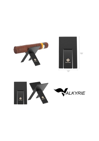 Valkyrie Premium Puro Aksesuar Seti Puro Makası V Kesim Delik Açıcı Puro Tutucu Kılıflı Komple Set