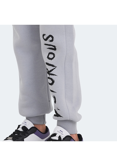 Slazenger LANEY Çocuk Cepli Taş Gri Eşofman Altı