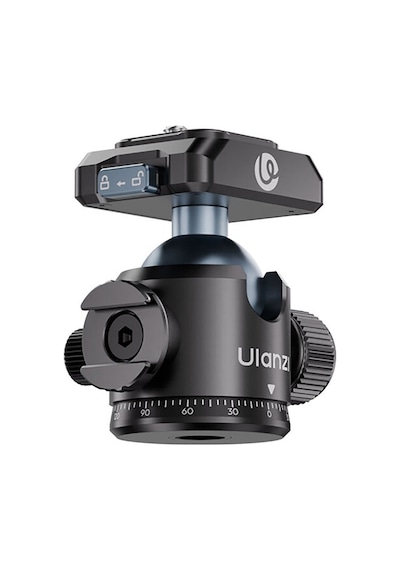 Ulanzi T100 Uka Quick Release Ball Head Tripod Başlığı - C062
