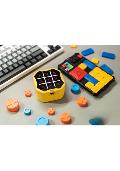 Giiker Süper Tic-tac-toe Eğitici Oyuncak Çok Renkli