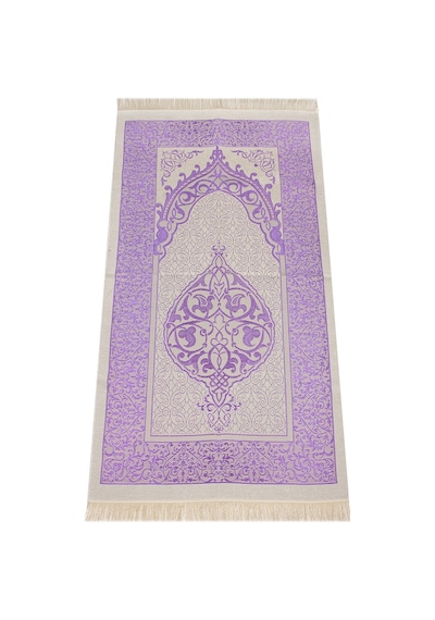 Lüks Açık Renk Osmanlı Tafta Seccade - 0210 - Lila Renk