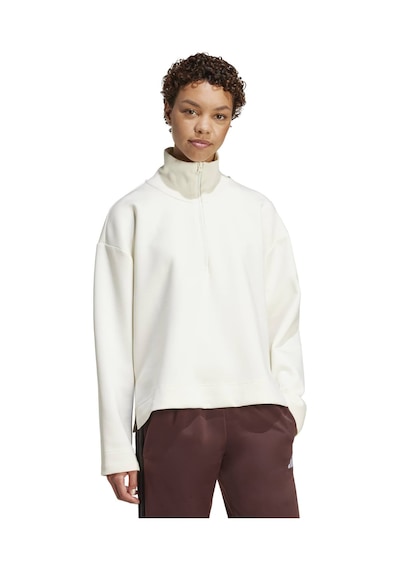 Owhıte Adidas Kadın Günlük Sweatshirt W All Szn Sl Qz Jv9907 BEYAZ
