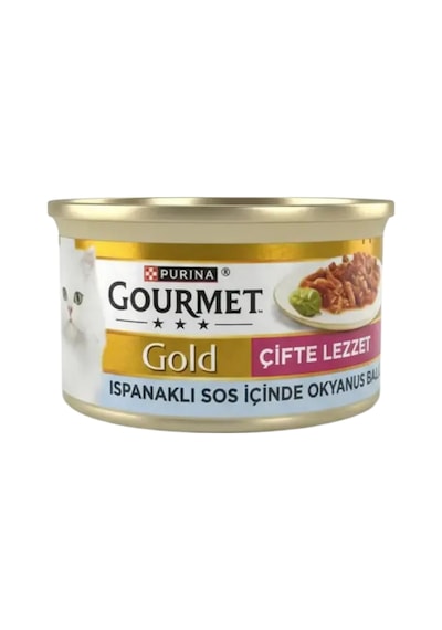 Gourmet Gold Balıklı Ve Ispanaklı Çifte Lezzeti Kedi Konservesi 85gr