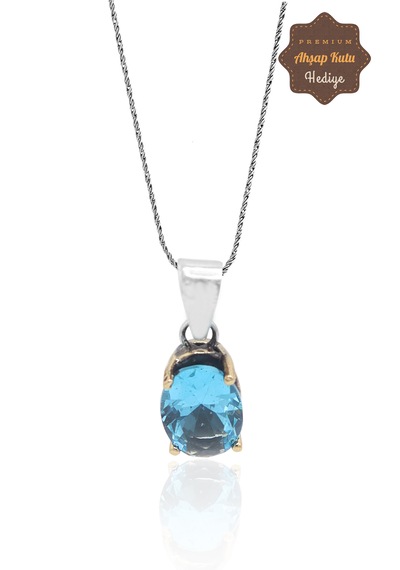 Midyat Nurtaş Gümüş Akuamarin Taşlı El İşçiliği Otantik Gümüş Üçlü Set 201023379