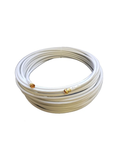 Herz 20Metre Rg6 U6 Gold F Konnektörlü Hazır Uydu Anten Kablosu F