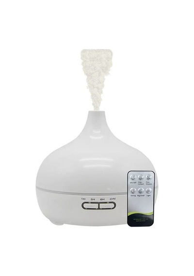 Aroma Difüzörü Buhar Ultrasonik 7 Renk Işıklı Aromatik Oda Kokusu Hava Nemlendirici Buhar Makinası Beyaz - 325670917