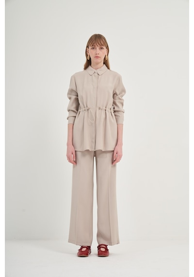 FTZ Women Ftz Pantolonlu Takım Taş 31031 Taş