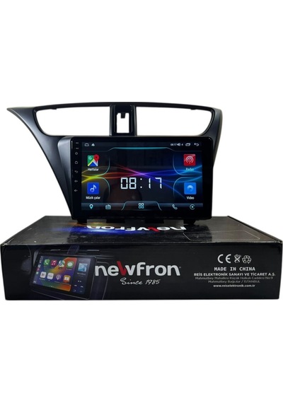 Honda Civic 2012-2017 Newfron 6-64 Tam Profesyonel Oem Multimedia 9"
