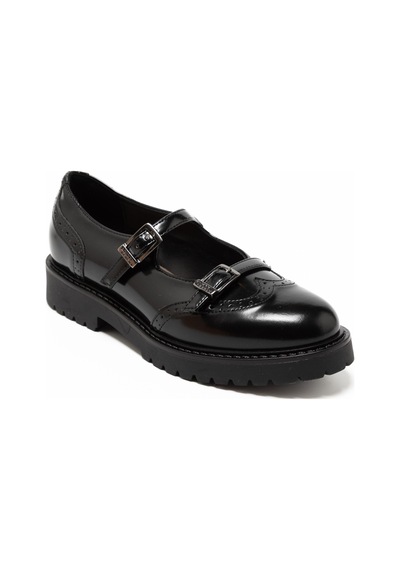 Abrasivato Pelle Nero Oxford Klasik Kadın 745784dm Donna Serena 5784dm Abras Pel Ner/oxo Ner Abrasivato Pelle Nero