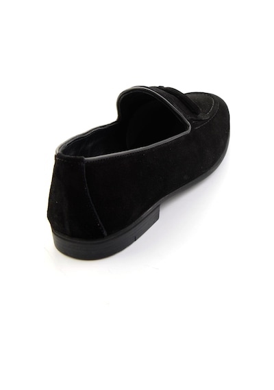 Siyah Hakiki Deri Erkek Loafer Ayakkabı E01594034702 Siyah