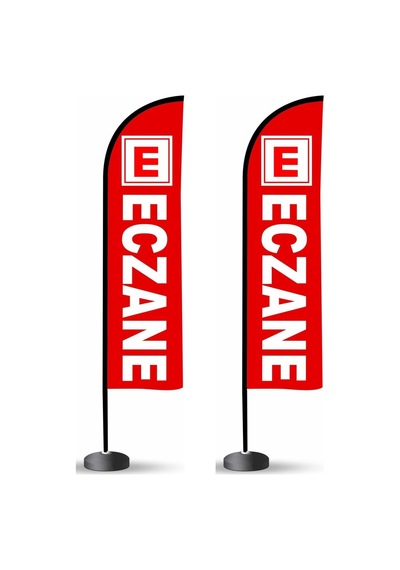 Eczane Reklam 2Li Bayrak Paketi