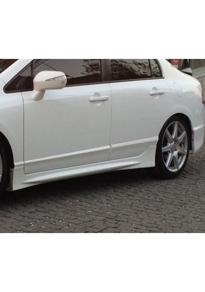 Honda Civic Fd6 Marşpiyel Seti - Mugen Marşpiyel - Boyasız - Plastik