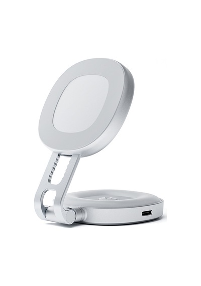 Go Des Ld1032 Dolgu Işıklı Magnetik Telefon Standı Gümüş