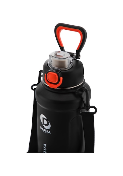 Daıma Aqua 1000 Ml Sıcak Soğuk Siyah Termos
