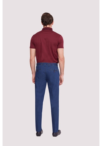 Ysf Erkek Mavi Regular Fit Kot Pantolon