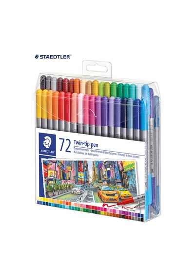 Double Ended 72'li Çift Uçlu Fineliner Kalem Seti / Tb72
