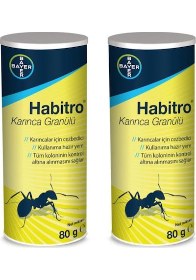 Bayer 2 Adet Karınca Il Habitro Karınca Granülü 80gr