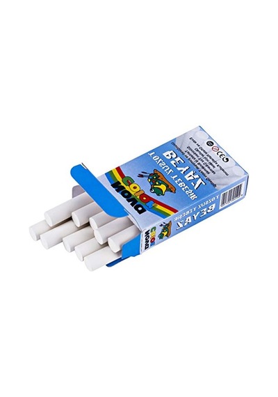 10'lu Tebeşir Paketi - Beyaz Renk