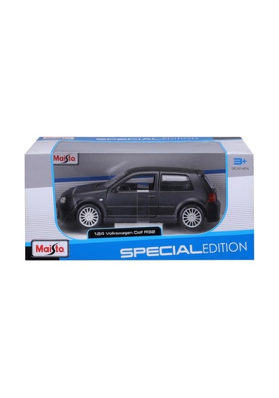 Maısto 1/24 Ölçek Volkswagen Golf R32 Model Araba - Siyah