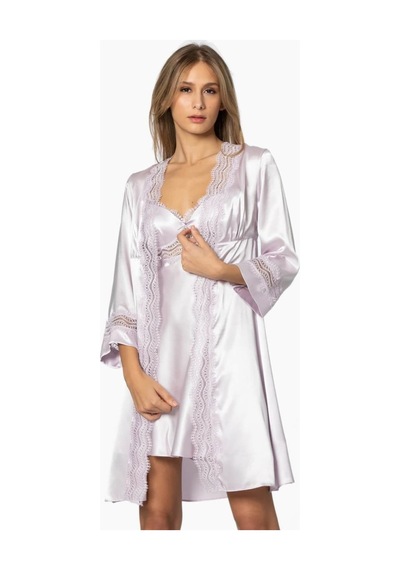 Pierre Cardin 6 Parça Saten Çeyiz Seti Viola