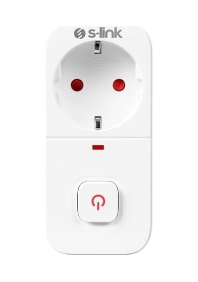Sl-010 16a 750 Joule Akım Korumalı Tekli Priz Anahtarlı Isıya Duyarlı Devre Çocuk Koruma