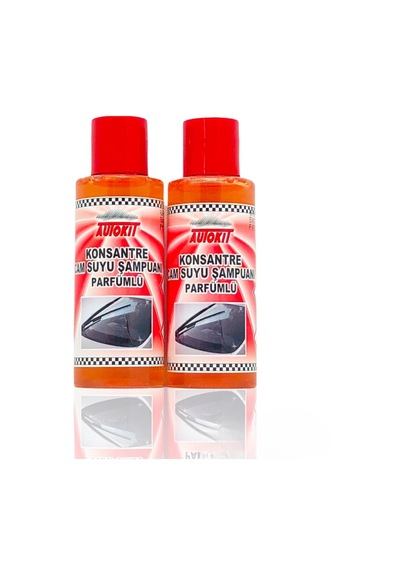 2 Adet Autokit Konsantre Cam Suyu Şampuanı Parfümlü 50ml