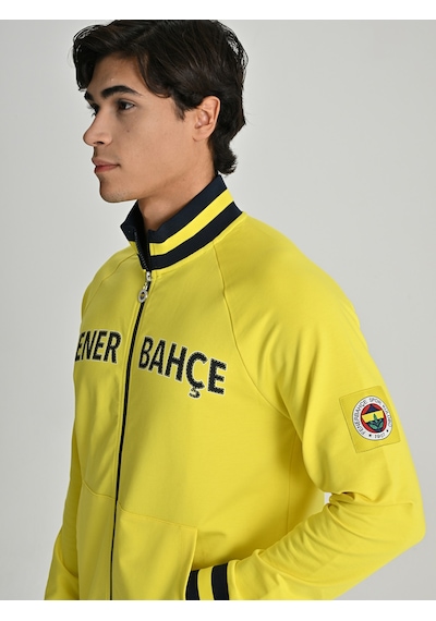 Fenerbahçe Erkek Trıbun Sarı Lacivert Sweat Sari