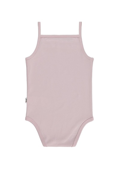 Civil Baby İp Askılı Dantelli 12-24 Ay Kız Çıtçıtlı Badi - Pembe Pembe