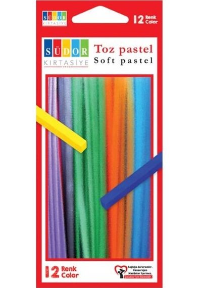 Pastel Boya Toz 12 Renk Bs97 / 820020