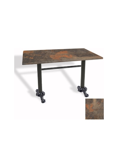 Çipa Döküm Ayak Masa 80x140 Cm - Werzalit, Wermodin Ve Allzalit Tabla - Metalic Oxid 1 Çok Renkli Çipa Döküm Ayak Masa 80x140 Cm - Werzalit, Wermodin Ve Allzalit Tabla - Metalic Oxid 1 Çok Renkli