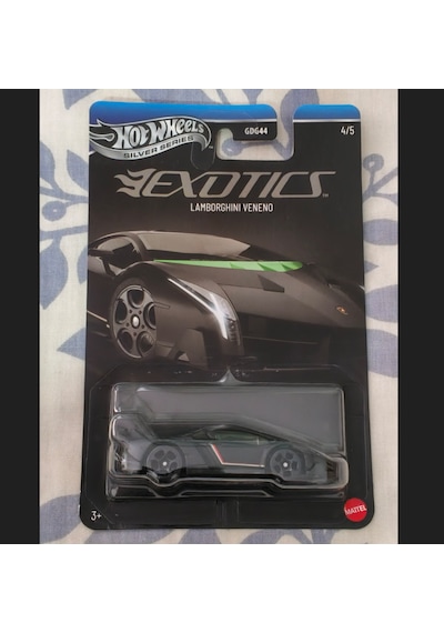 Hot Wheels Silver Series Exotics Lamborghini Veneno Siyah