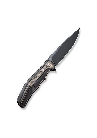 We Knife Zonda Titanium Black & Bronze Copper Foil Kamp Çakı Siyah