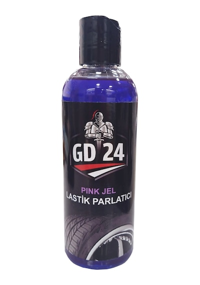 GD24 Lastik Parlatıcı Jel 200 ML + Yıkama Süngeri