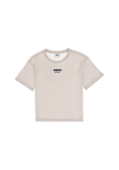 U.S. Polo Assn. Erkek Çocuk Açık Gri Comfort Bisiklet Yaka Tişört 50300064-VR001