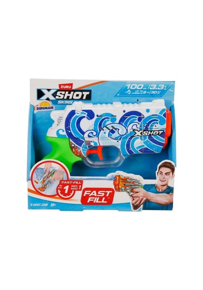 X-shot Skins Nano Fast Fill Su Tabancası 19 Cm - S00004582