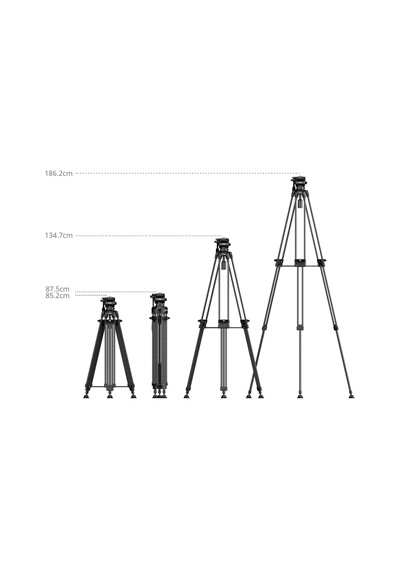 Smallrig 5443 Fsd14 Freespeed Ağır Hizmet Tipi Karbon Fiber Tripod