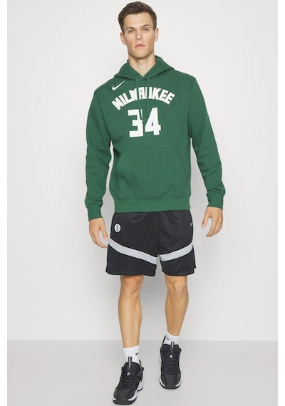 Nike Jordan Giannis Antetokounmpo Milwaukee Bucks Club Erkek Sweatshirt Yeşil Yeşil