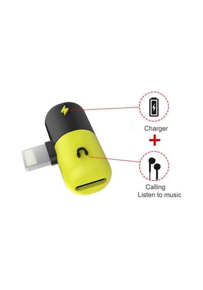 Lightning Soket Kulaklık Şarj Çevirici Dönüştürücü Adaptör