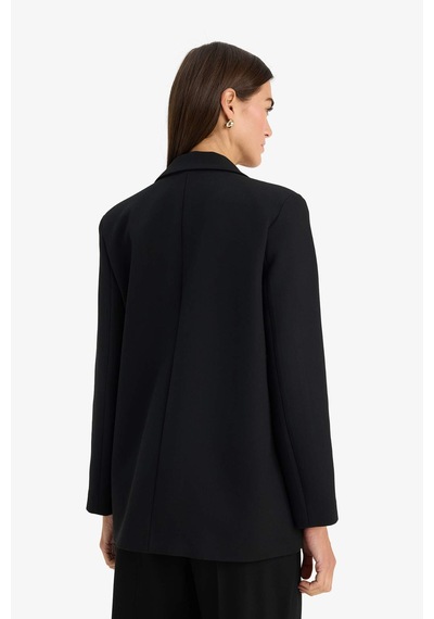 Defacto Oversize Blazer Ceket G9099ax26spbk81 Siyah-bk81