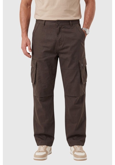 Deepsea Erkek Relaxed Fit Bol Kesim Likralı Koyu Kahve Outdoor Kargo Pantolon Çok Cepli Geniş Paça 1705421 Deepsea Erkek Relaxed Fit Bol Kesim Likralı Koyu Kahve Outdoor Kargo Pantolon Çok Cepli Geniş Paça 1705421