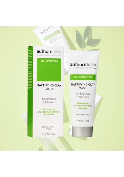 Authoriderm Yağlı ve Karma Ciltler İçin Kil Maskesi 75 ML