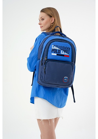 Cambridge Polo Club Unisex Fonksiyonel Ortaokul Sırt Çantası Lacivert