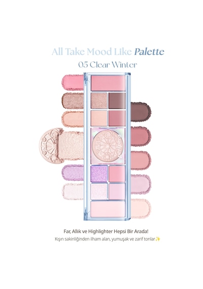 Perıpera All Take Mood Like Palette 05 Clear Winter