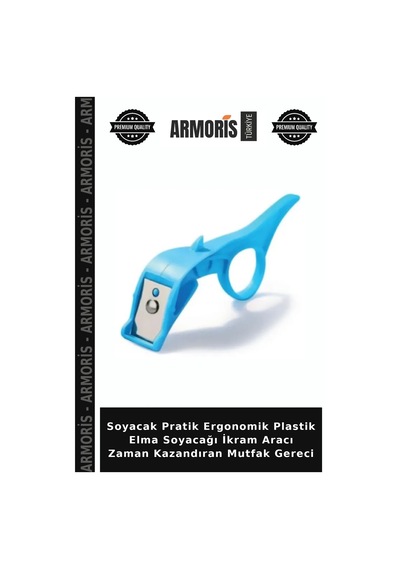 Soyacak Pratik Ergonomik Plastik Elma Soyacağı İkram Aracı Zaman Kazandıran Mutfak Gereci Çok Renkli