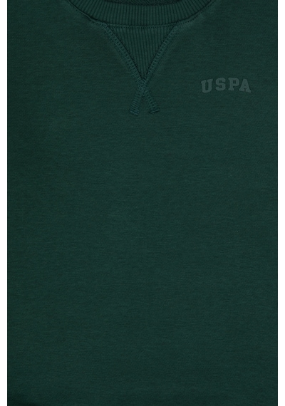 U.s. Polo Assn. Erkek Çocuk Koyu Yeşil Sweatshirt 50313829-vr079 Koyu Yesıl