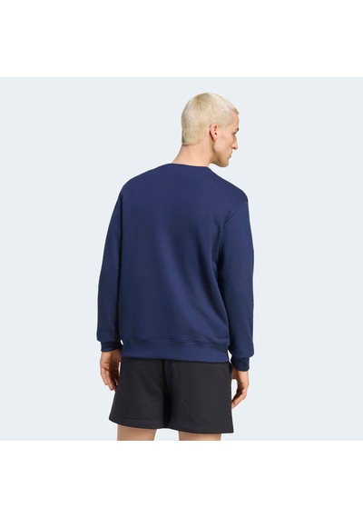 Adidas Trefoil Essentials Crew French Terry Erkek Mavi Sweatshirt Kt2452 545591