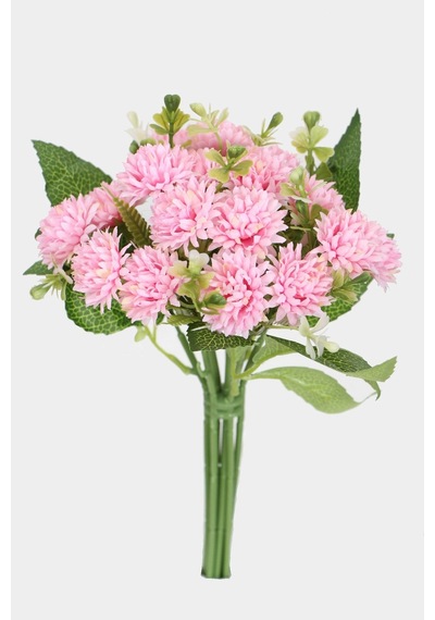 Yapay Çiçek Deposu Yapay 18li Mini Kartanesi Demeti 25 Cm Pembe