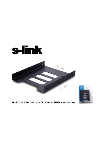 S-link Sl-ssd15 Ssd Disk İçin Pc Kasa İçi Hdd Yuva Kasası 2,5"-3,5" Kdo