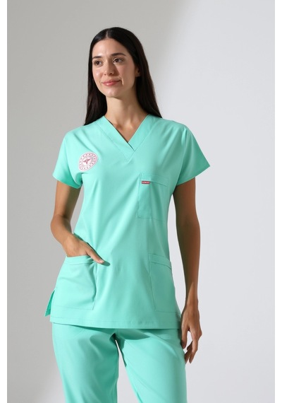 Bflex Unisex Likralı Yarasa Kol Takım - 6457 Mint Yeşil