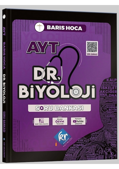Barış Hoca Ayt Dr. Biyoloji Soru Bankası Kr Akademi Yayınları Yeni